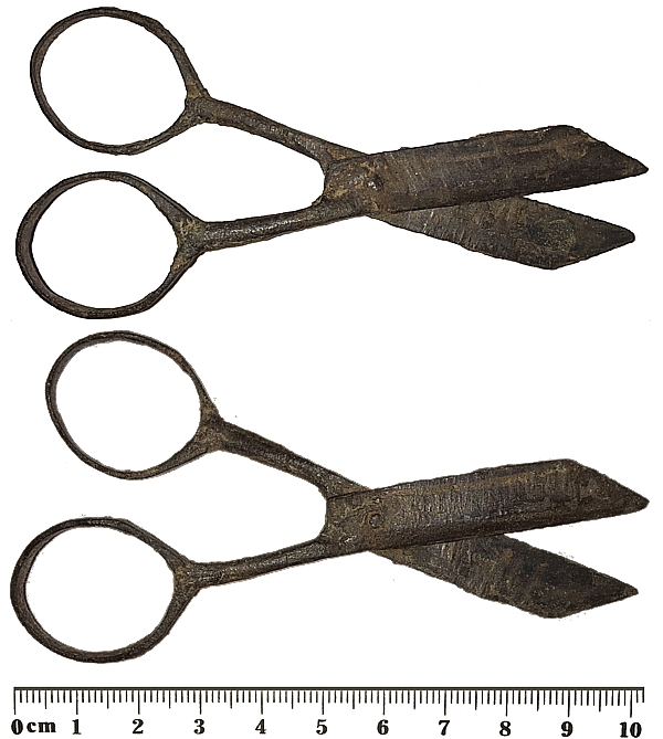 17th-Century Metal Scissors